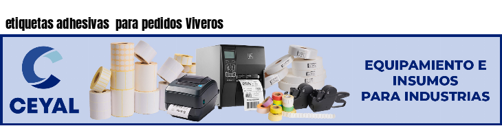 etiquetas adhesivas  para pedidos Viveros