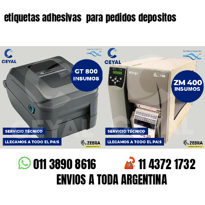 etiquetas adhesivas  para pedidos depositos