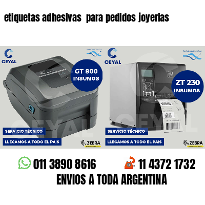 etiquetas adhesivas para pedidos joyerias