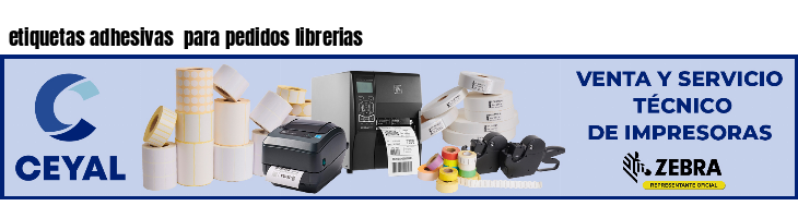 etiquetas adhesivas para pedidos librerias