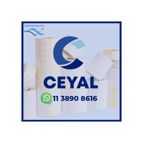 etiquetas adhesivas resistentes en rollos buzos