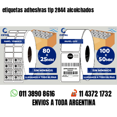 etiquetas adhesivas tlp 2844 alcolchados