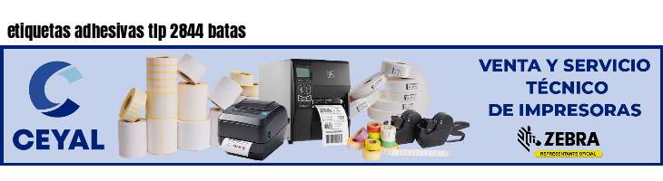 etiquetas adhesivas tlp 2844 batas