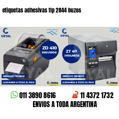 etiquetas adhesivas tlp 2844 buzos