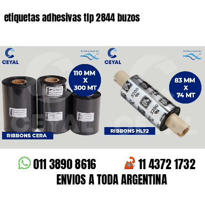 etiquetas adhesivas tlp 2844 buzos