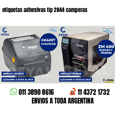 etiquetas adhesivas tlp 2844 camperas