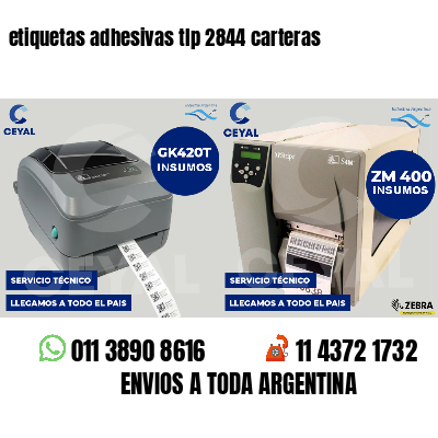 etiquetas adhesivas tlp 2844 carteras