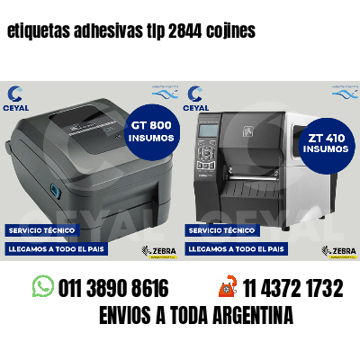 etiquetas adhesivas tlp 2844 cojines