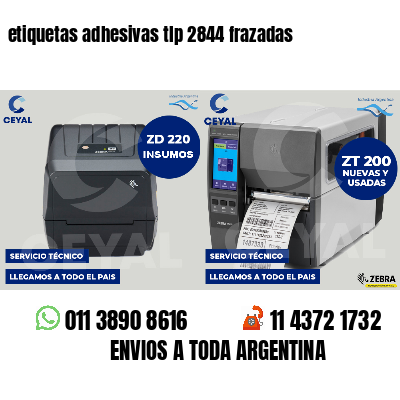 etiquetas adhesivas tlp 2844 frazadas