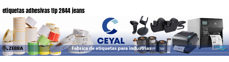 etiquetas adhesivas tlp 2844 jeans