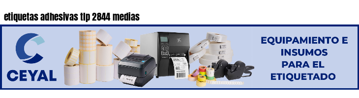 etiquetas adhesivas tlp 2844 medias
