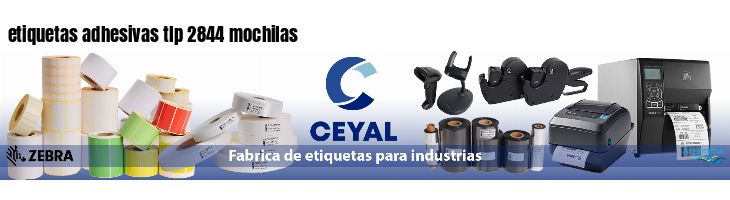 etiquetas adhesivas tlp 2844 mochilas