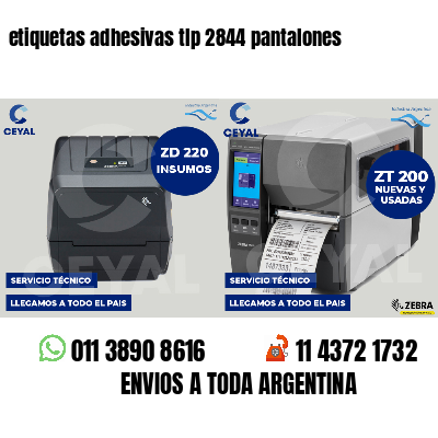 etiquetas adhesivas tlp 2844 pantalones