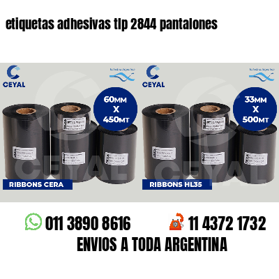 etiquetas adhesivas tlp 2844 pantalones