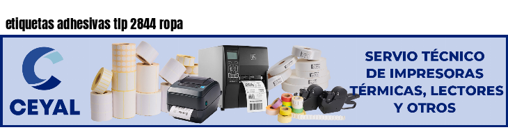 etiquetas adhesivas tlp 2844 ropa