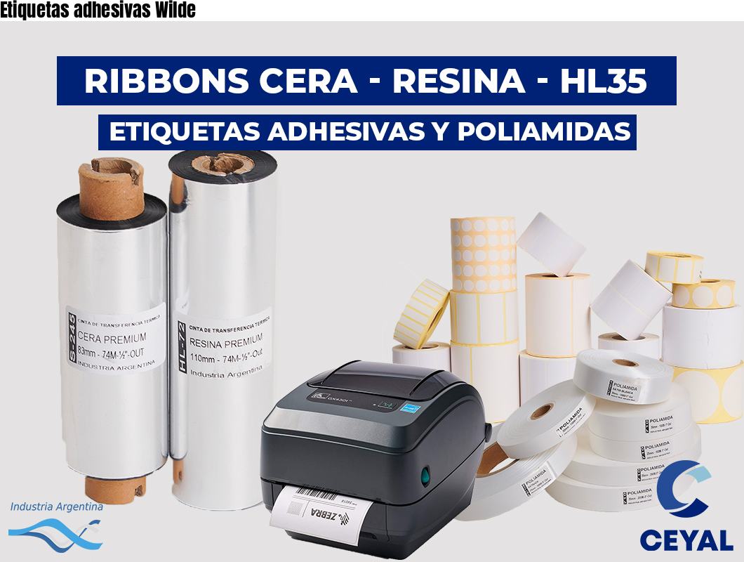 Etiquetas adhesivas Wilde