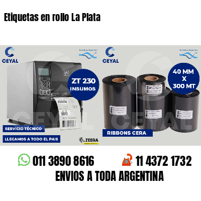 Etiquetas en rollo La Plata