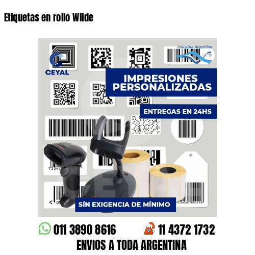 Etiquetas en rollo Wilde