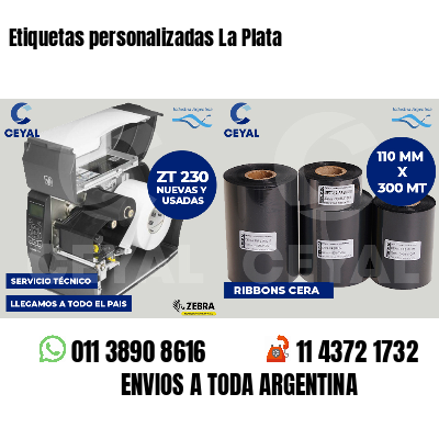 Etiquetas personalizadas La Plata
