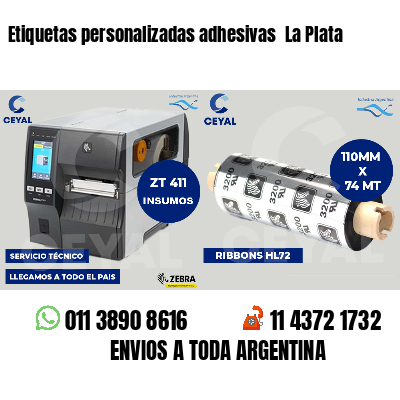 Etiquetas personalizadas adhesivas  La Plata