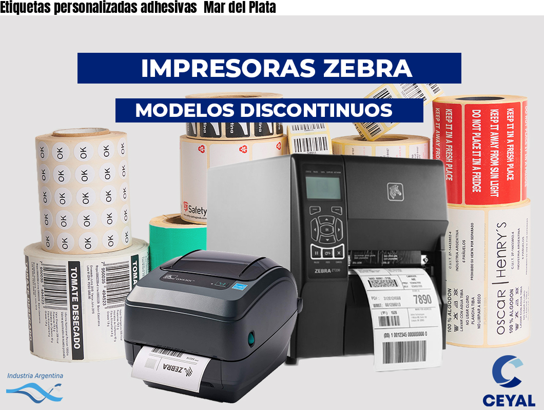 Etiquetas personalizadas adhesivas Mar del Plata