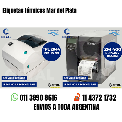 Etiquetas térmicas Mar del Plata