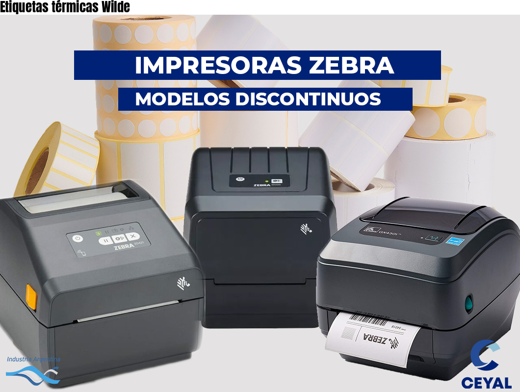 Etiquetas térmicas Wilde
