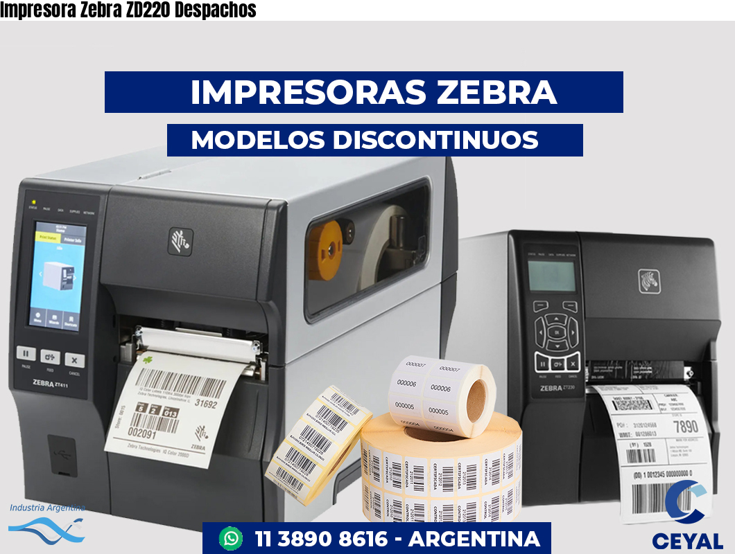 Impresora Zebra ZD220 Despachos