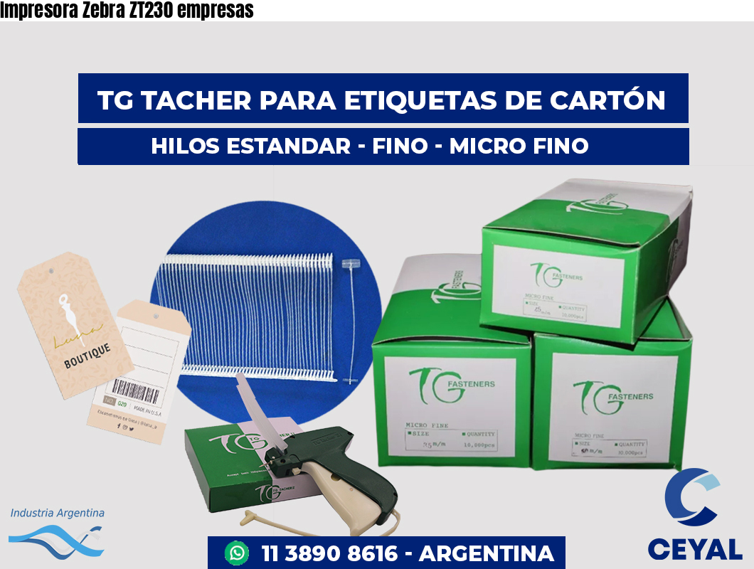 Impresora Zebra ZT230 empresas