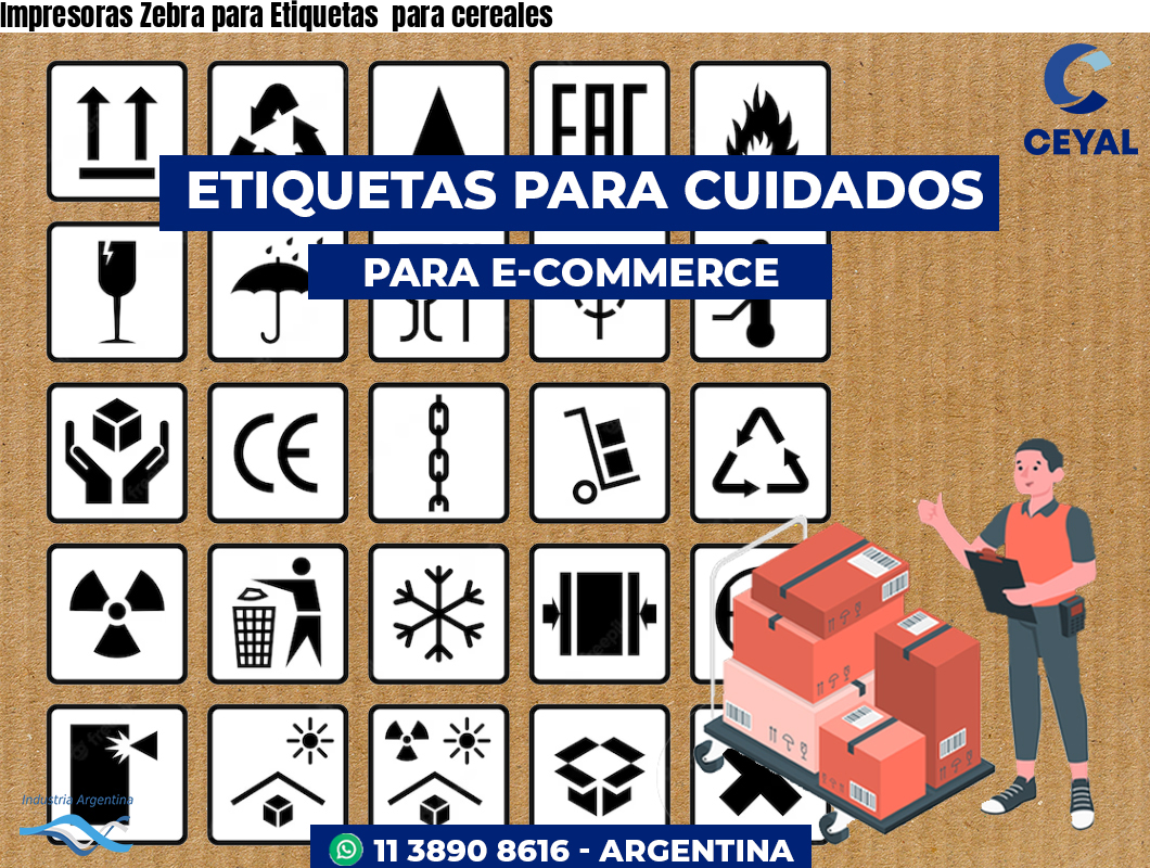 Impresoras Zebra para Etiquetas  para cereales 