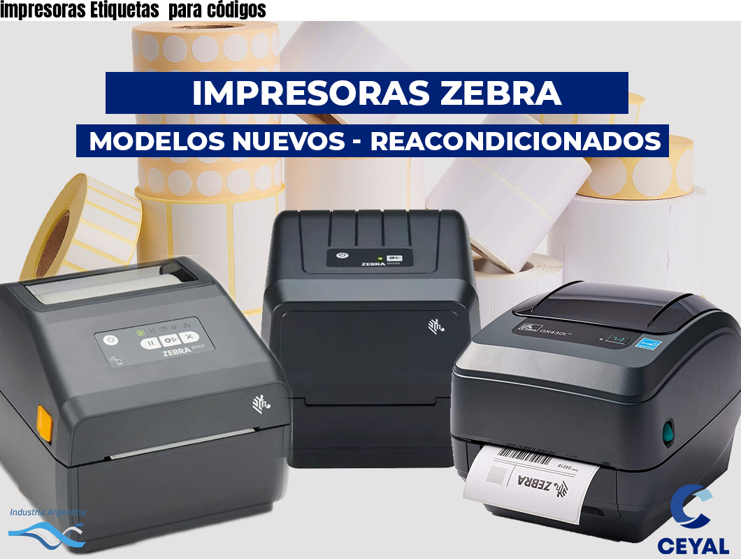impresoras Etiquetas  para códigos