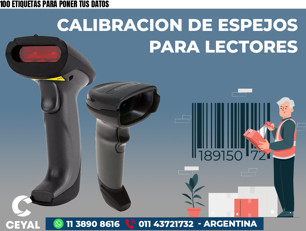 100 ETIQUETAS PARA PONER TUS DATOS