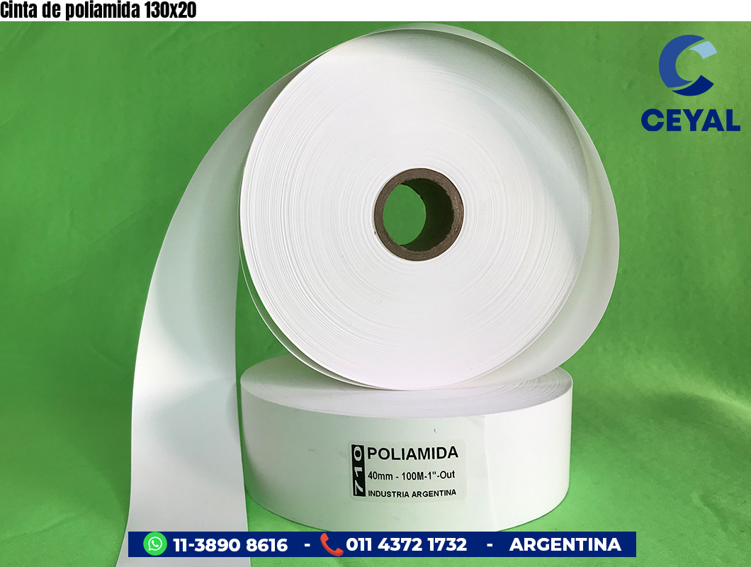 Cinta de poliamida 130×20
