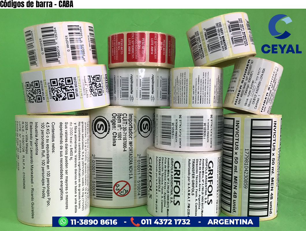 Códigos de barra - CABA