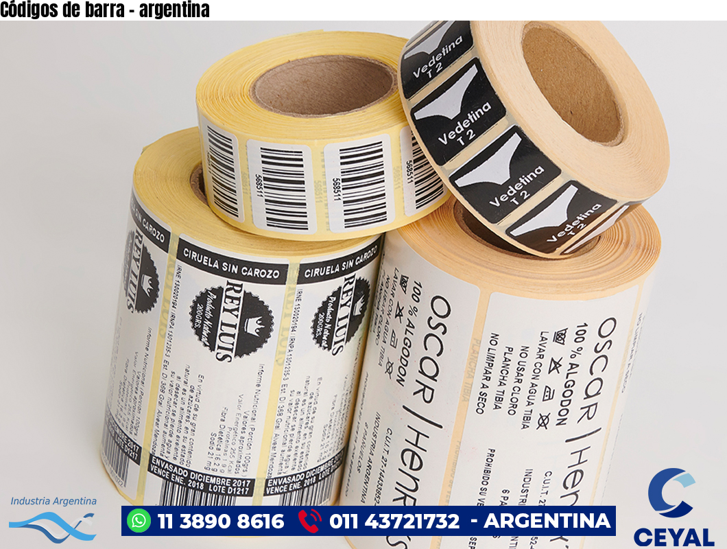 Códigos de barra - argentina