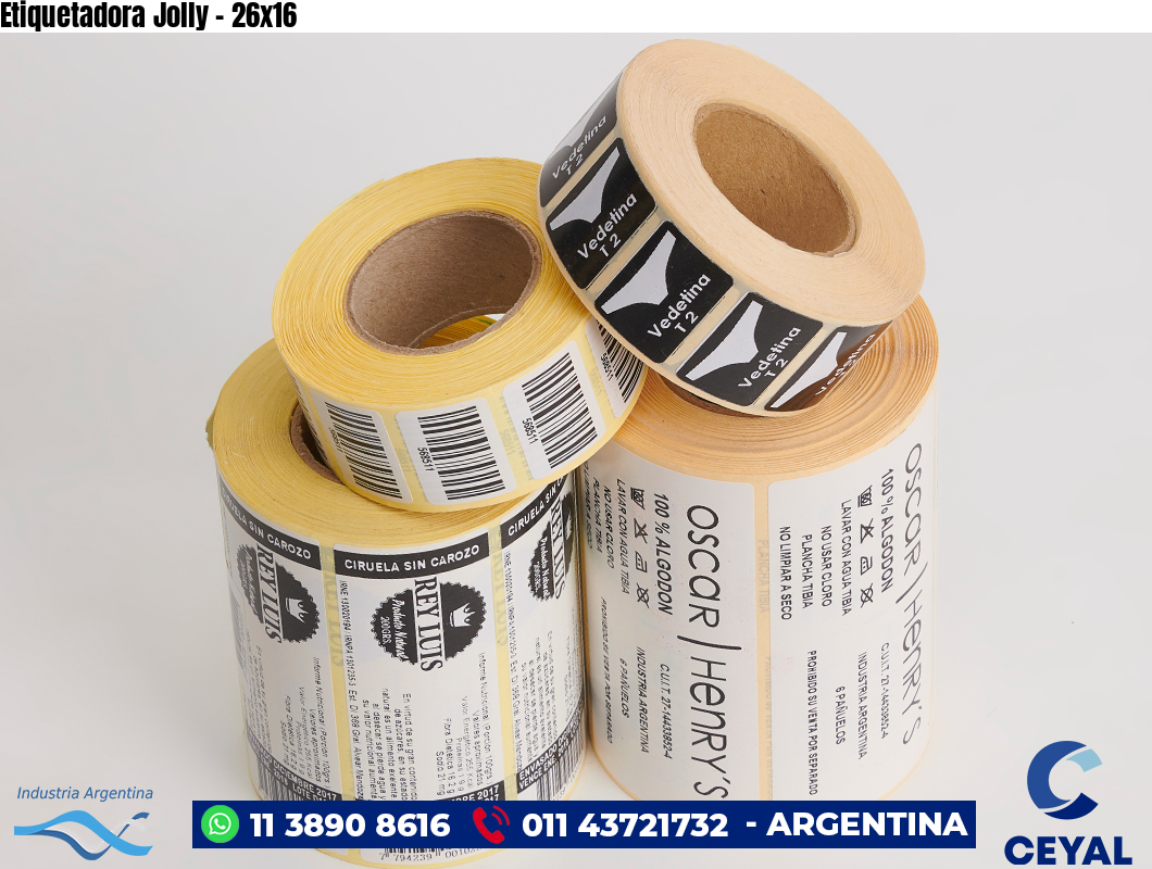 Etiquetadora Jolly - 26x16
