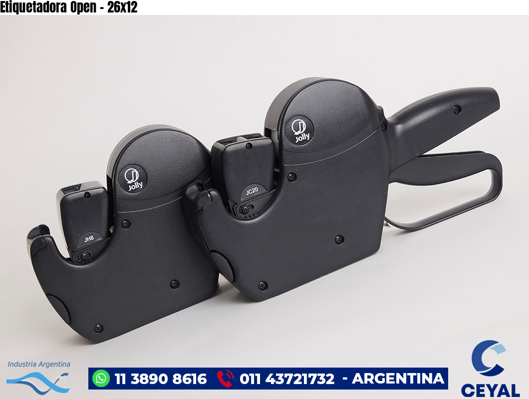 Etiquetadora Open – 26×12