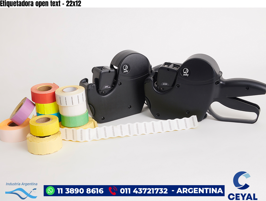 Etiquetadora open text – 22×12