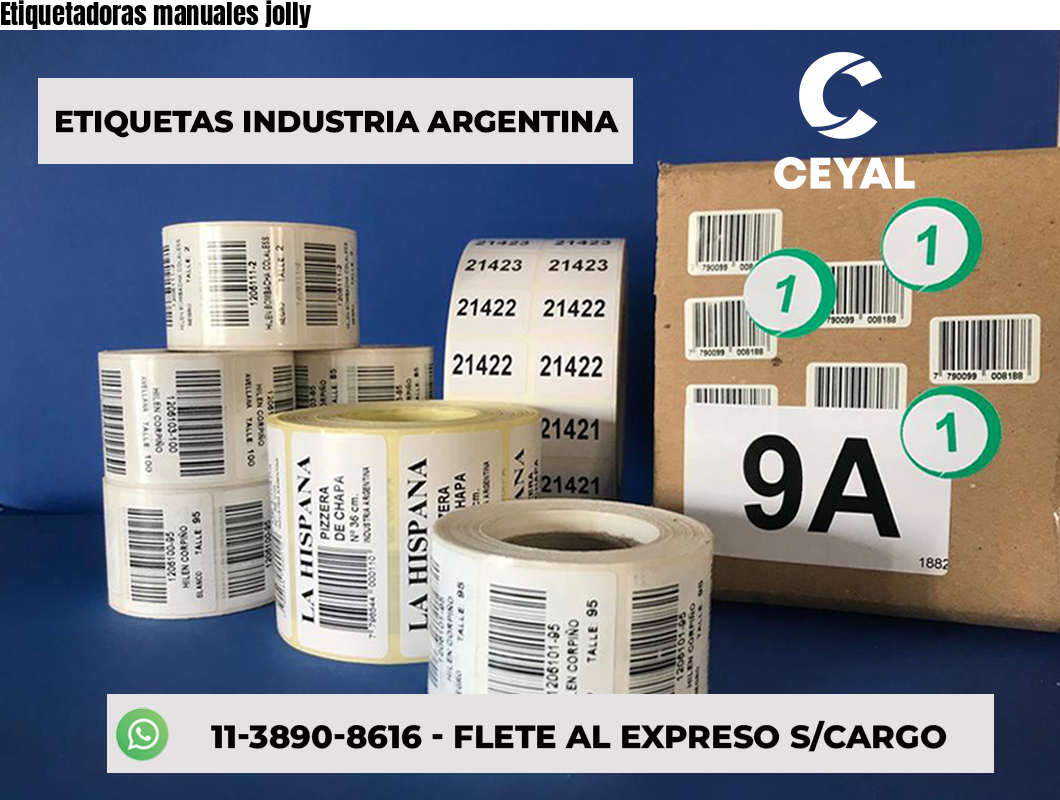 Etiquetadoras manuales jolly