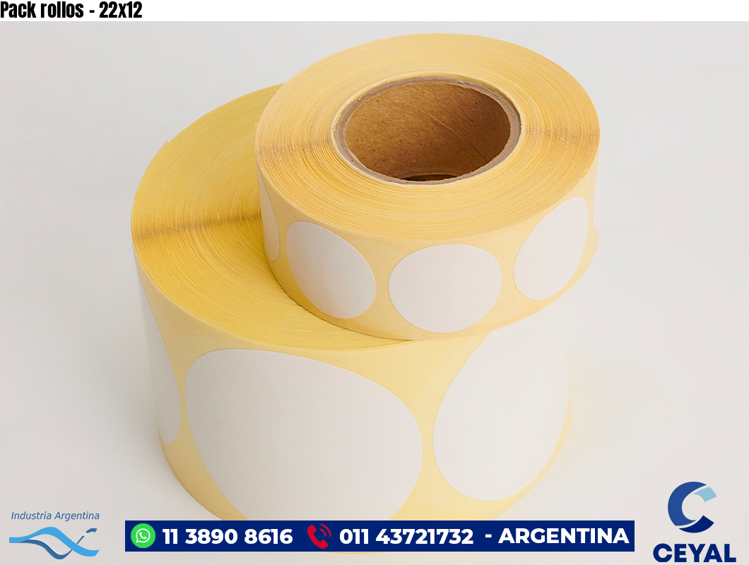 Pack rollos - 22x12