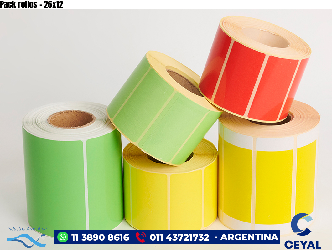 Pack rollos - 26x12