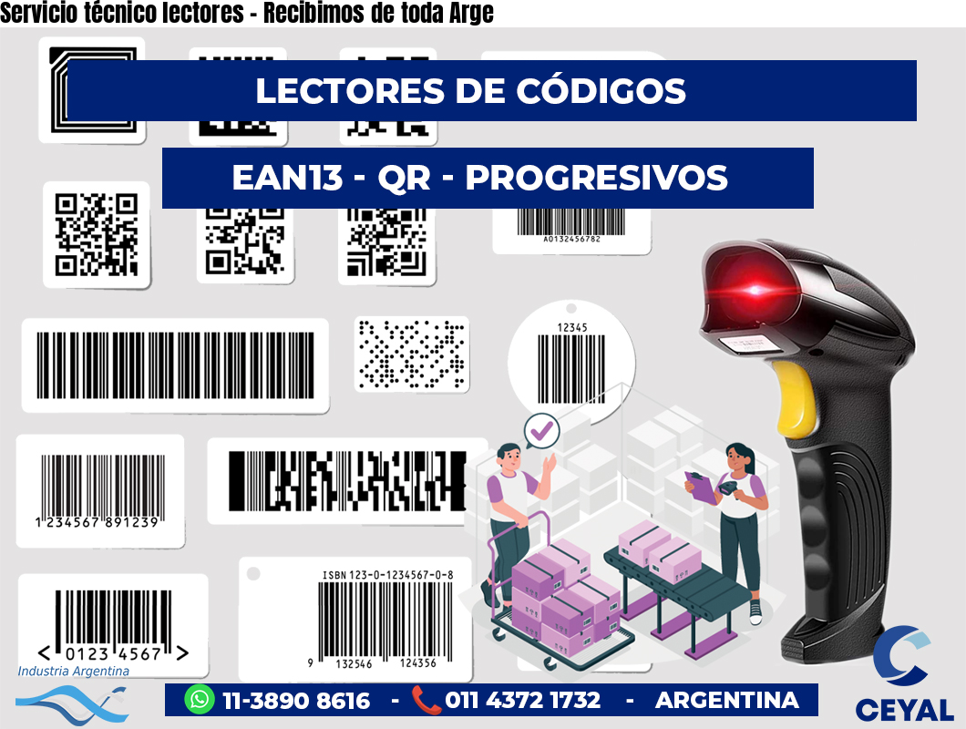 Servicio técnico lectores - Recibimos de toda Arge