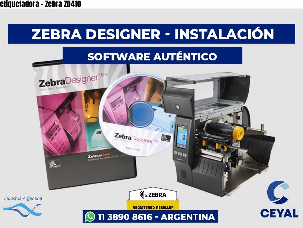 etiquetadora - Zebra ZD410