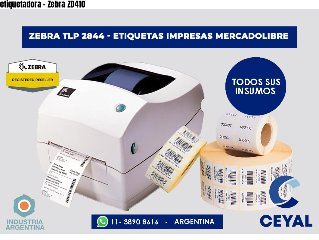 etiquetadora – Zebra ZD410