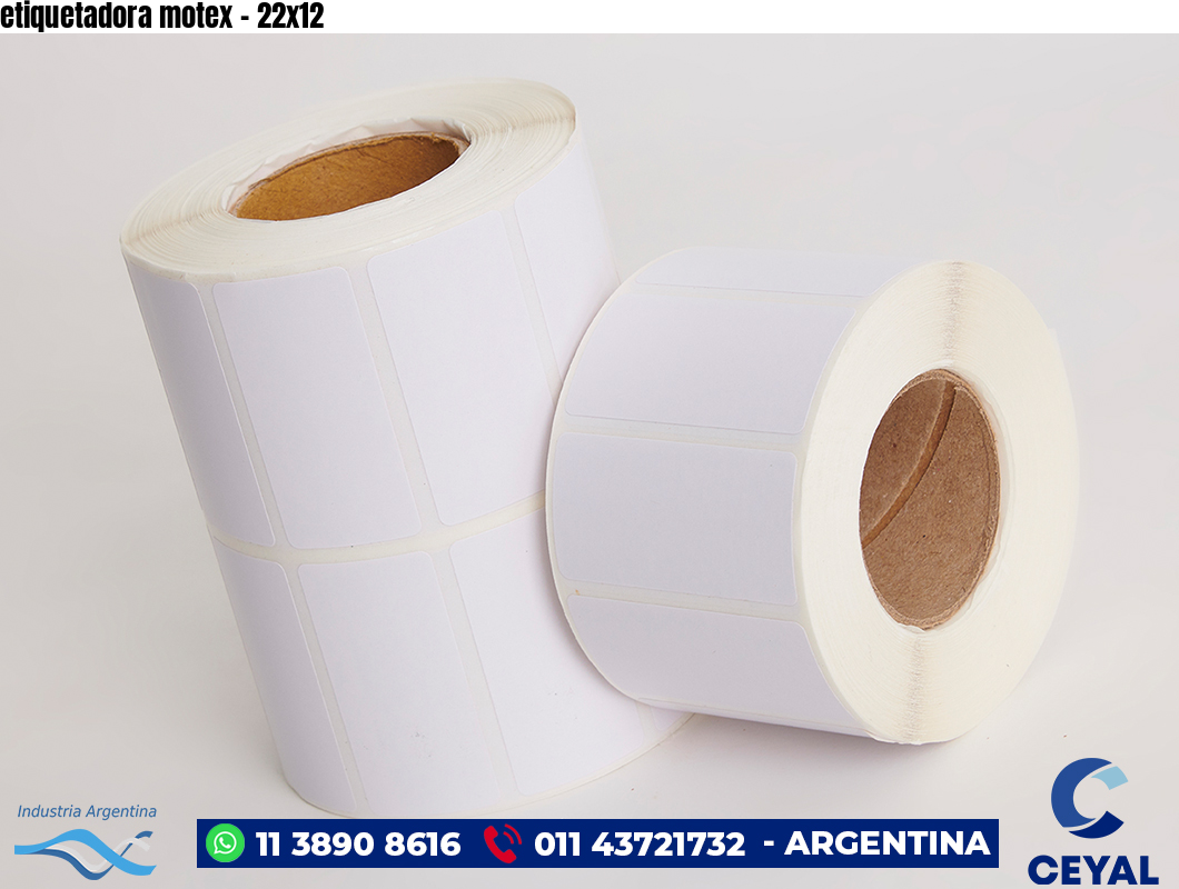 etiquetadora motex - 22x12