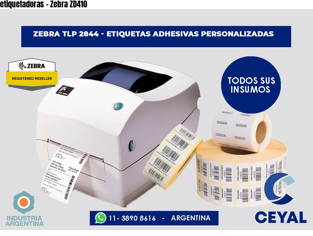 etiquetadoras – Zebra ZD410