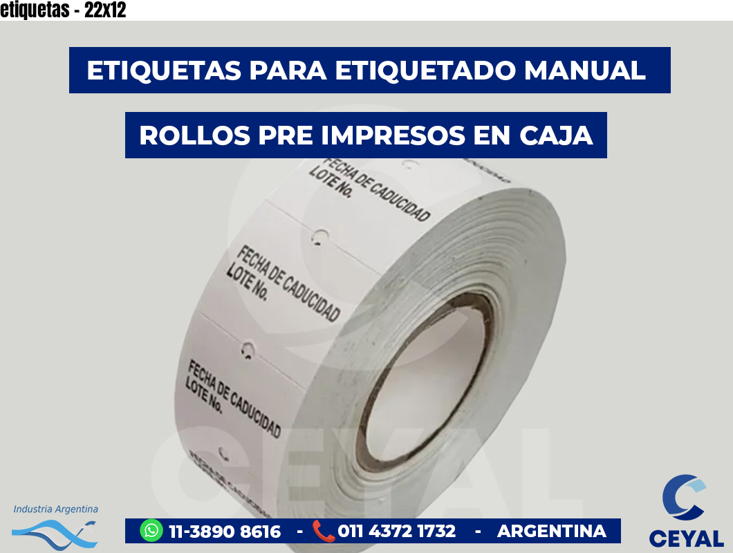 etiquetas - 22x12
