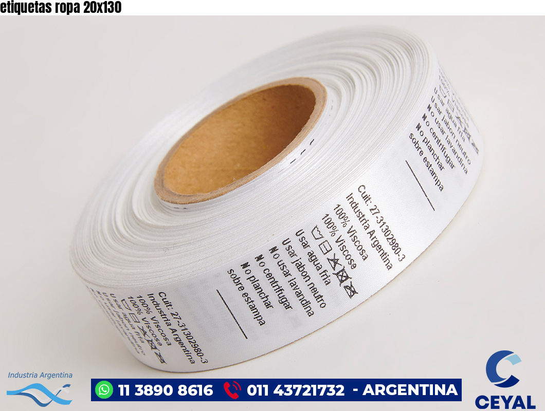 etiquetas ropa 20×130