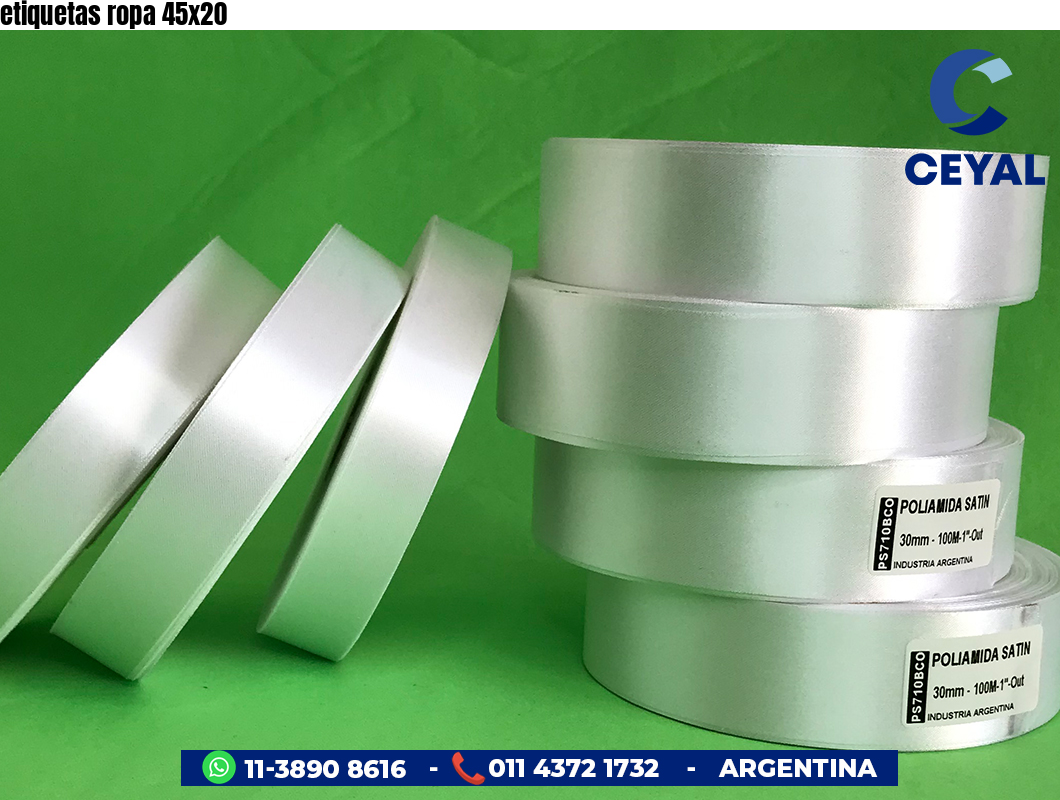 etiquetas ropa 45×20