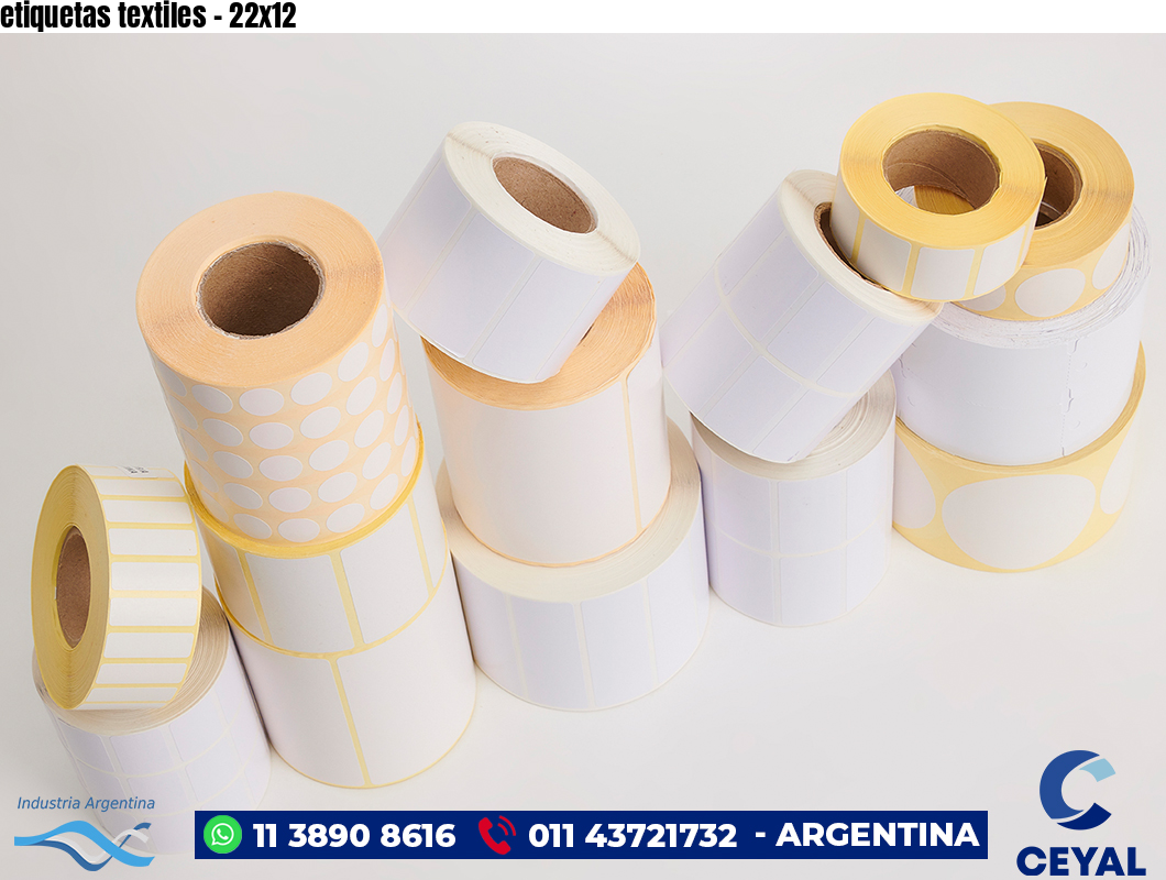 etiquetas textiles - 22x12